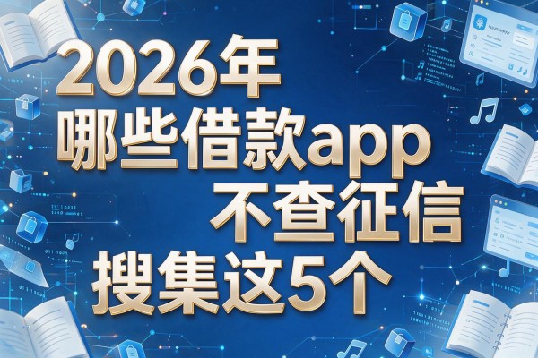 2026年哪些借款app不查征信搜集这5个,本文为您详细揭露!