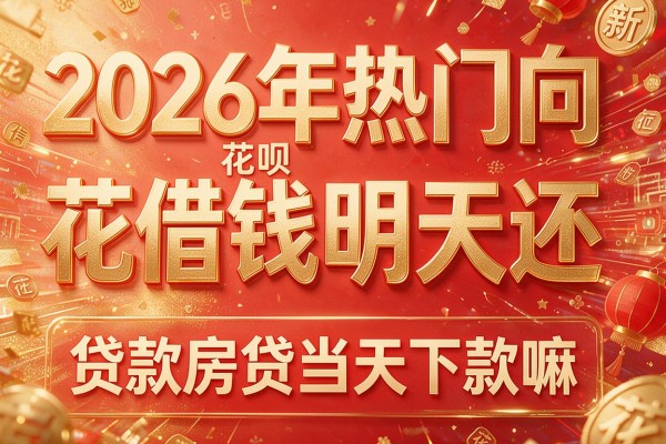 2026年热门向花呗借钱明天还,贷款房贷当天下款嘛