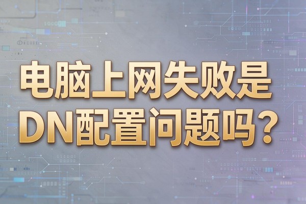 电脑上网失败是DNS配置问题吗？