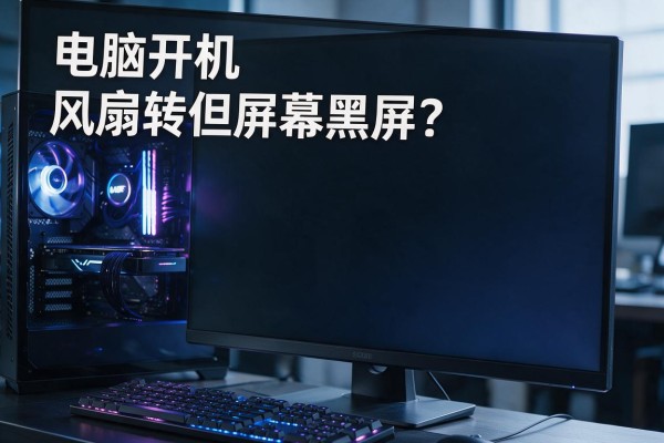 电脑开机风扇转但屏幕黑屏?