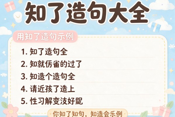 知了造句大全-用知了造句示例