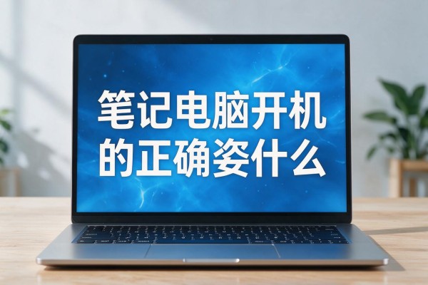 笔记本电脑开机的正确姿势是什么