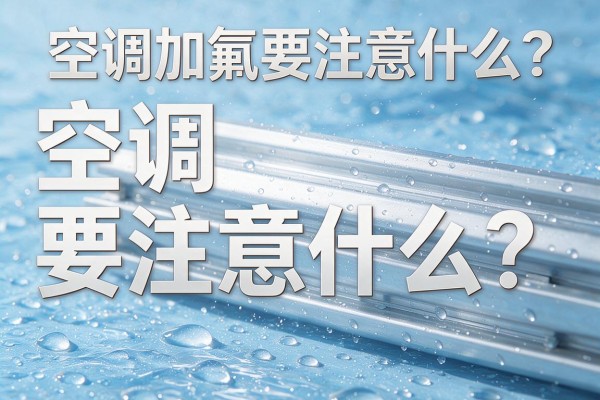 空调加氟要注意什么？