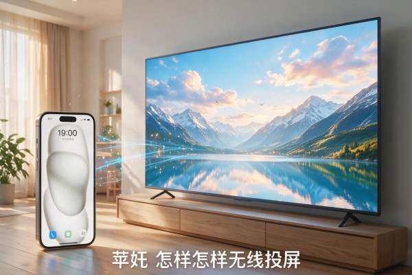 苹果手机怎样无线投屏到电视