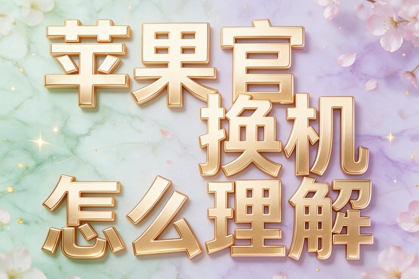 苹果官换机怎么理解
