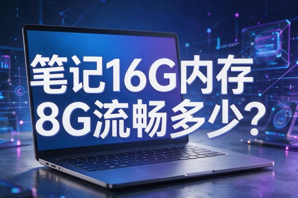 笔记本16G内存比8G流畅多少?