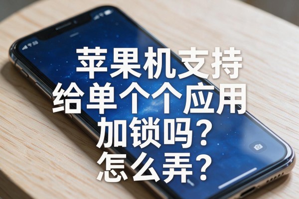 苹果手机支持给单个应用加锁吗？怎么弄？