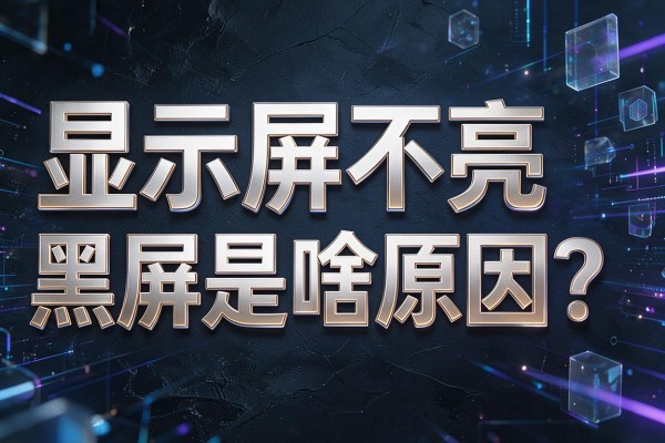 显示屏不亮黑屏是啥原因?