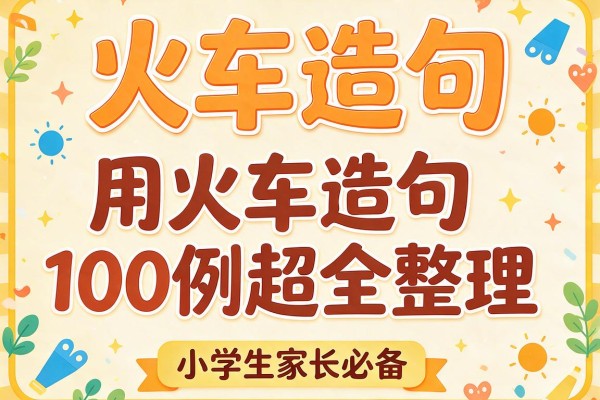 火车造句-用火车造句100例超全整理 小学生家长必备