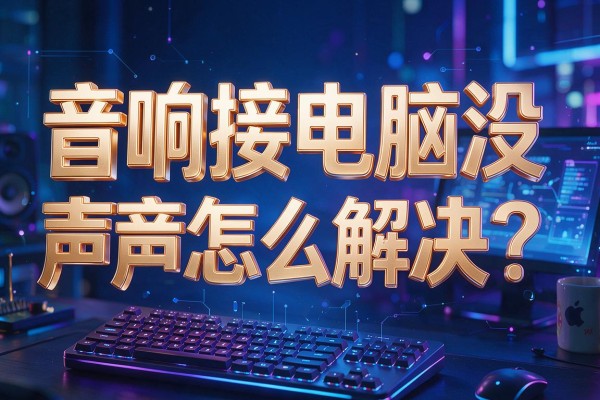 音响接电脑没声音怎么解决?