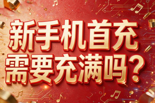 新手机首充需要充满吗?