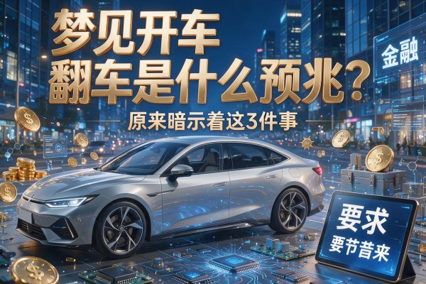 梦见开车翻车是什么预兆?原来暗示着这3件事