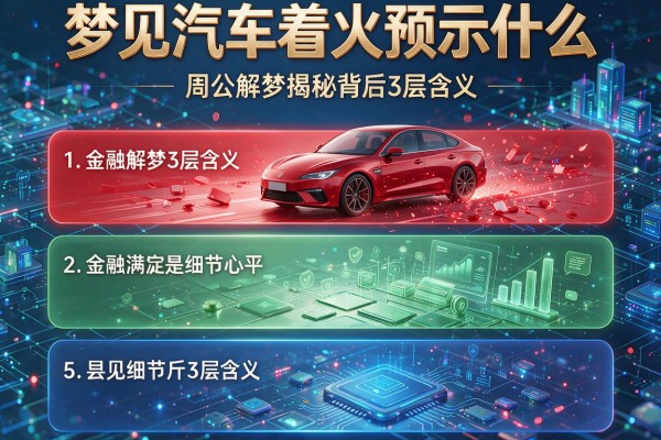 梦见汽车着火预示什么 周公解梦揭秘背后3层含义