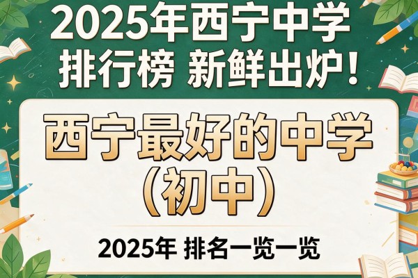 2025年西宁中学排行榜新鲜出炉:西宁最好的中学(初中)排名一览