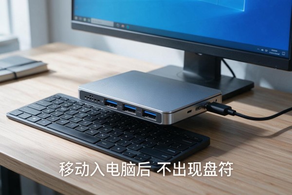 移动硬盘接入电脑后不出现盘符