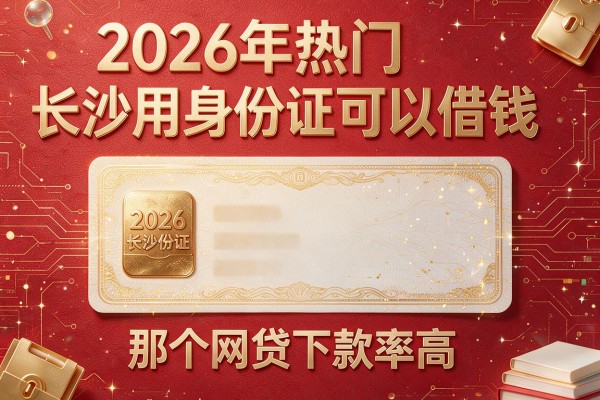 2026年热门长沙用身份证可以借钱,那个网贷下款率高