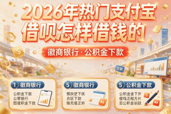 2026年热门支付宝借呗怎样借钱的,为您汇总5个徽商银行公积金下款