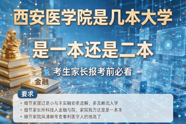 西安医学院是几本大学 是一本还是二本 考生家长报考前必看