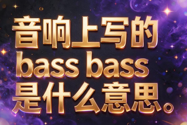 音响上写的bass是什么意思