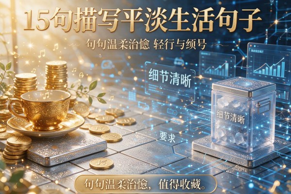 15句描写平淡生活的句子,句句温柔治愈,值得收藏