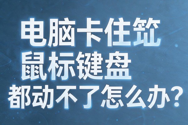 电脑卡住鼠标键盘都动不了怎么办