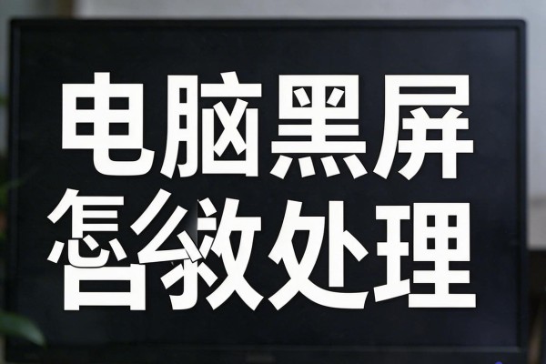 电脑黑屏怎么自救处理