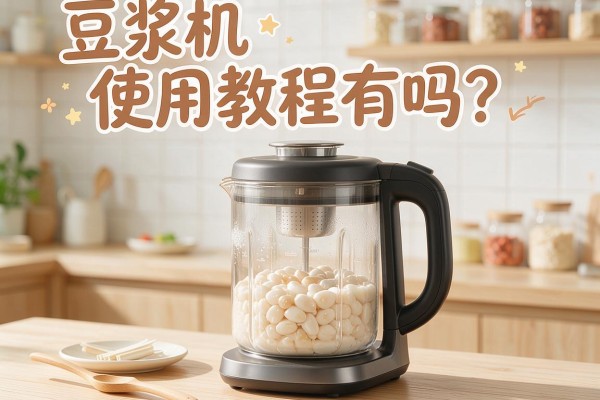 豆浆机使用教程有吗?