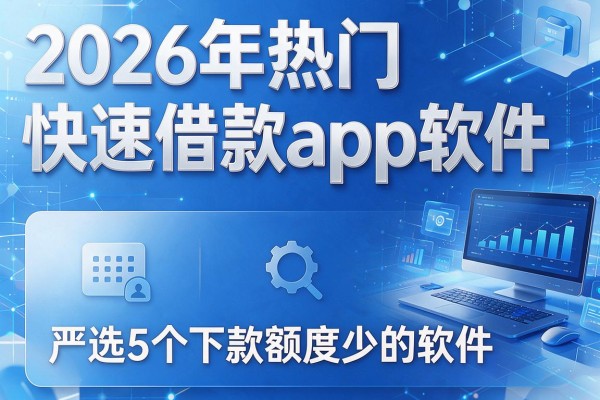 2026年热门快速借款app软件,严选5个下款额度少的软件
