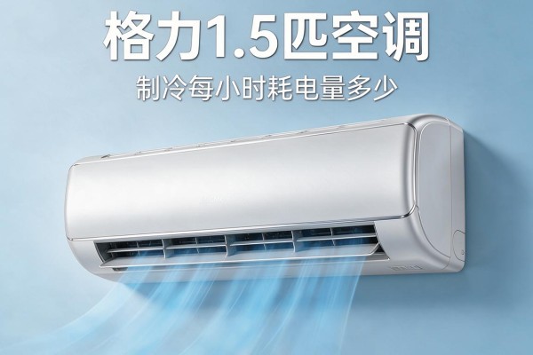 格力1.5匹空调制冷每小时耗电量多少