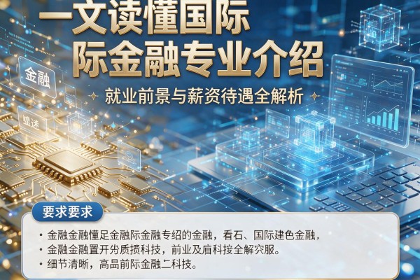 一文读懂国际金融专业介绍 就业前景与薪资待遇全解析
