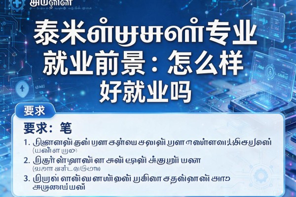泰米尔语专业就业前景怎么样 好就业吗