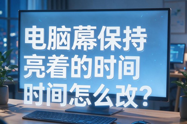 电脑屏幕保持亮着的时间怎么改