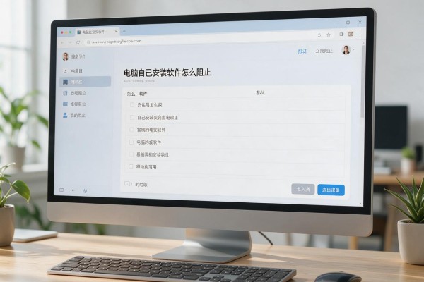 电脑自己安装软件怎么阻止