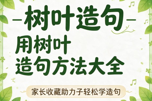树叶造句-用树叶造句方法大全,家长收藏助力孩子轻松学造句