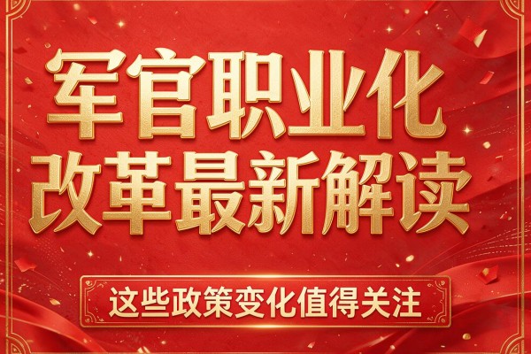 军官职业化改革最新解读,这些政策变化值得关注
