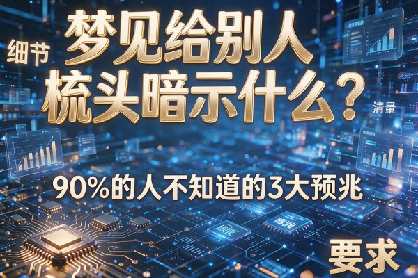 梦见给别人梳头暗示什么?90%的人不知道的3大预兆
