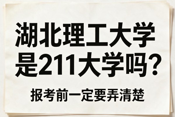 湖北理工大学是211大学吗？报考前一定要弄清楚