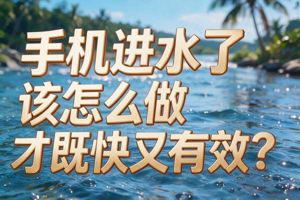 手机进水了该怎么做才既快又有效?