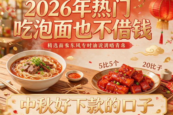 2026年热门吃泡面也不借钱，对比5个中秋好下款的口子