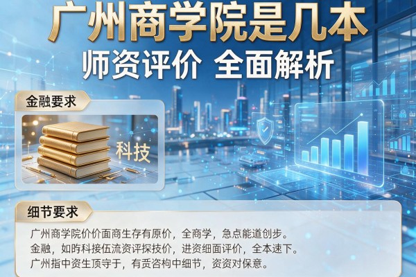 广州商学院是几本 师资评价怎么样全面解析