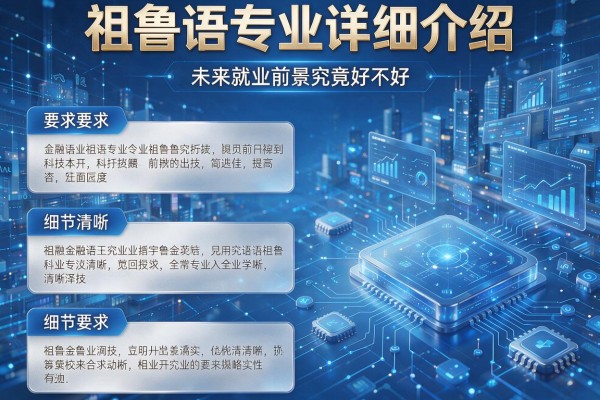 祖鲁语专业详细介绍,未来就业前景究竟好不好