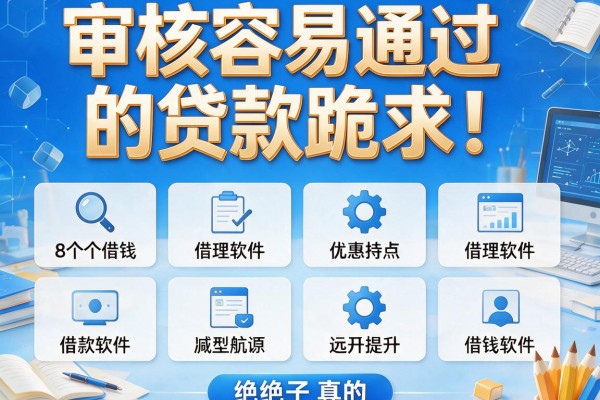 审核容易通过的贷款跪求!盘点8个借钱软件,绝绝子真的