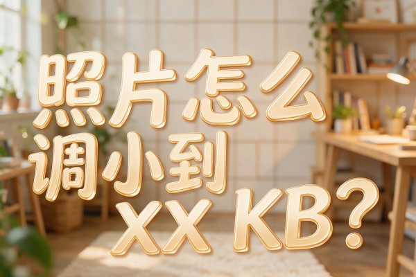照片怎么调小到XX KB?