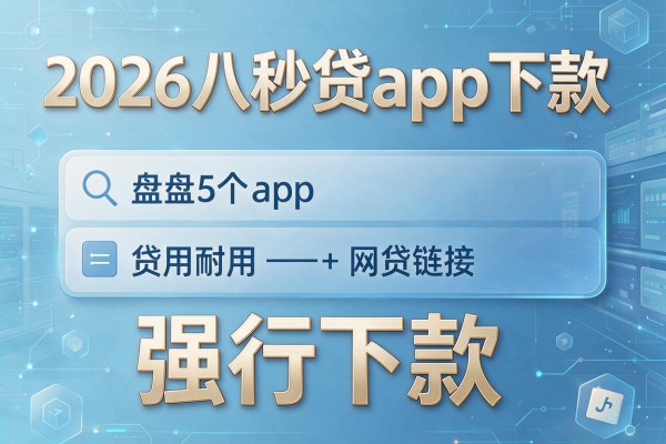 2026八秒贷app下款,盘点5个强行下款的网贷链接