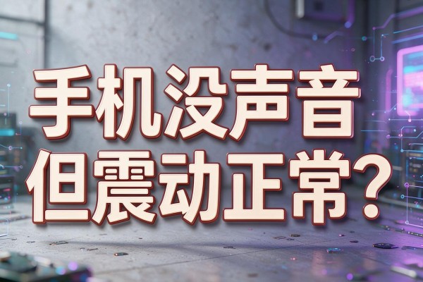 手机没声音但震动正常？
