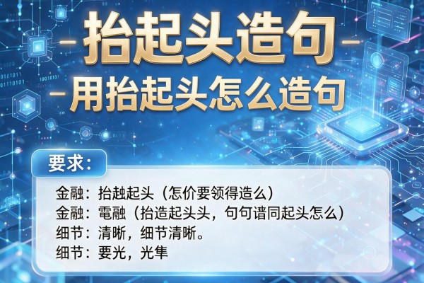 抬起头造句-用抬起头怎么造句