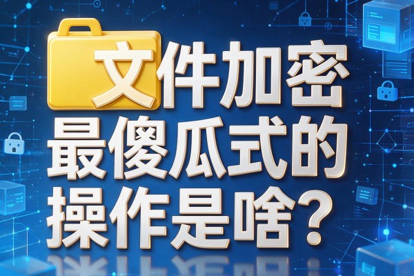 文件夹加密最傻瓜式的操作是啥?