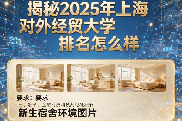 揭秘2025年上海对外经贸大学排名怎么样及新生宿舍环境图片