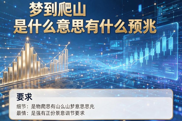 梦到爬山是什么意思有什么预兆