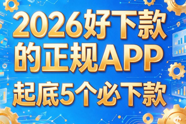 2026好下款的正规APP,起底5个必下款的借款app